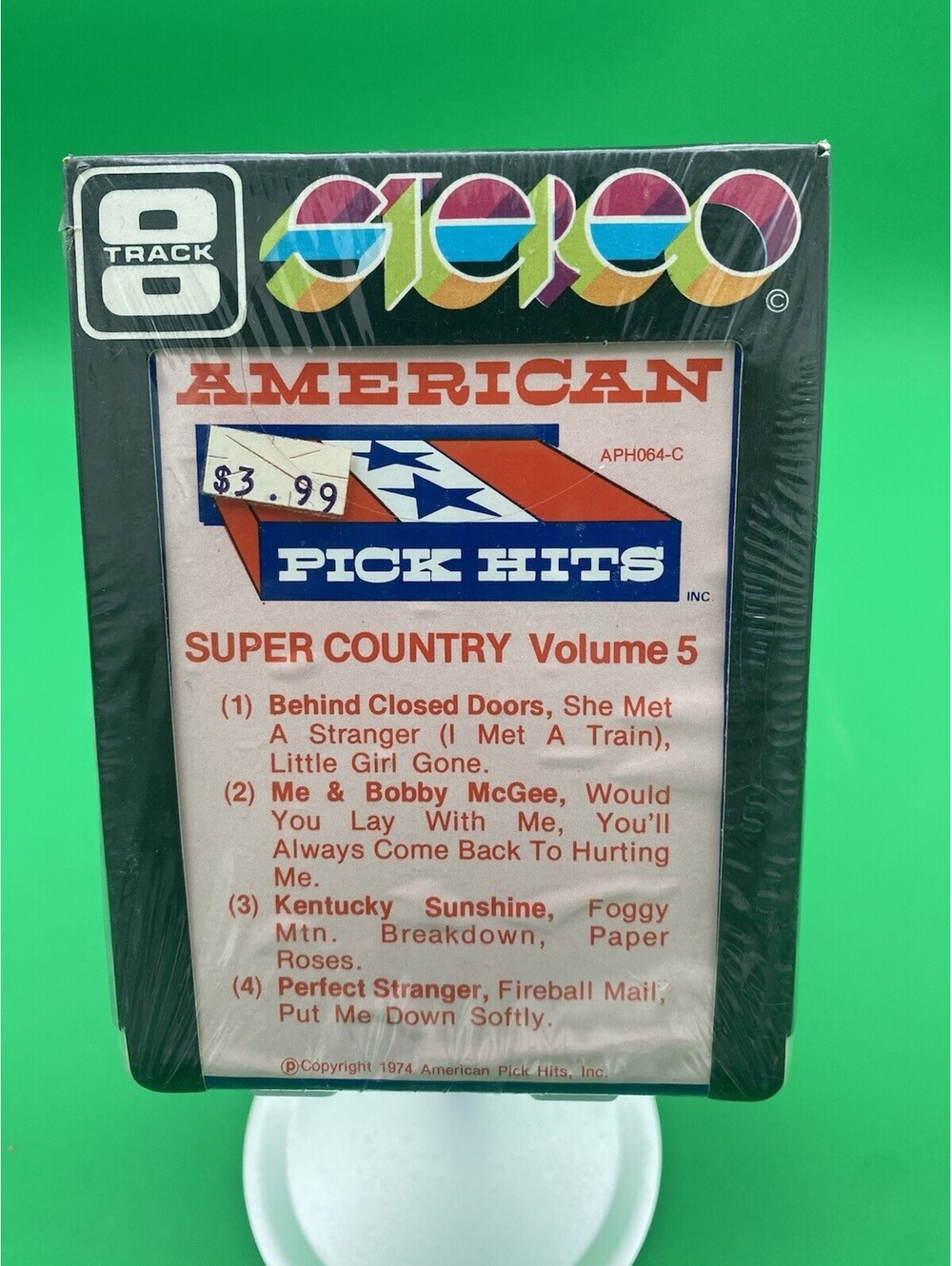 Super Country Volume 5 Stereo 8-Track - Sealed - 1974 American Pick Hits